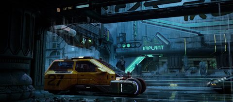 Cyberpunk Neon City Futuristic