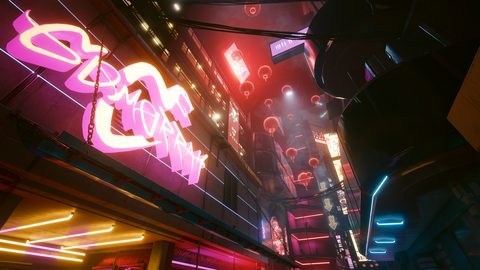 Cyberpunk Neon City Futuristic