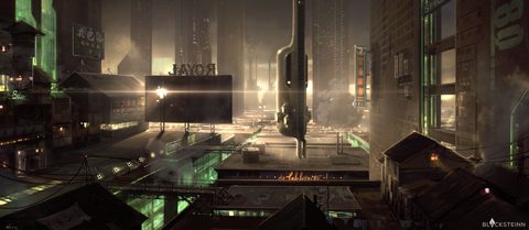 Cyberpunk Neon City Futuristic