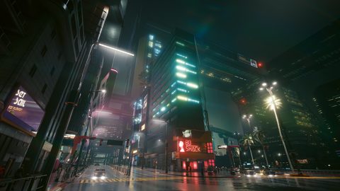Cyberpunk Neon City Futuristic