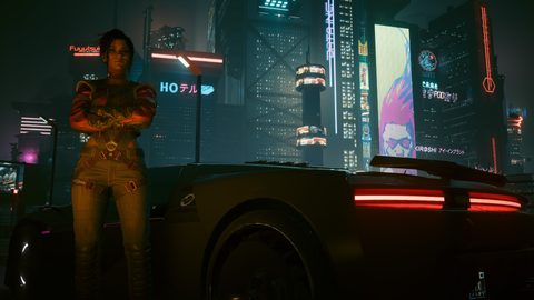Cyberpunk Neon City Futuristic