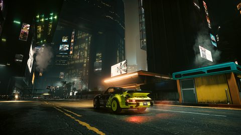 Cyberpunk Neon City Futuristic