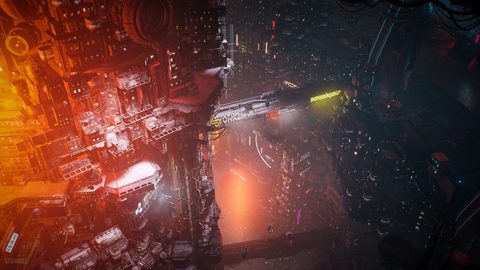 Cyberpunk Neon City Futuristic