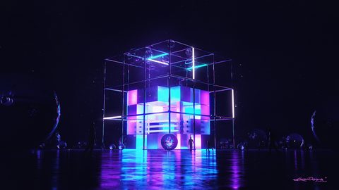 Cyberpunk Neon City Futuristic