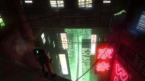 Cyberpunk Neon City Futuristic