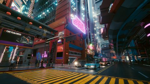 Cyberpunk Neon City Futuristic
