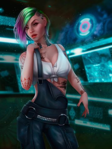 Cyberpunk Phone Wallpaper