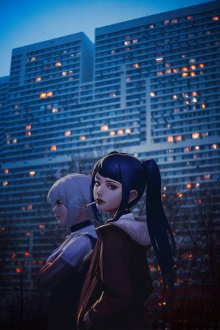 Cyberpunk Phone Wallpaper