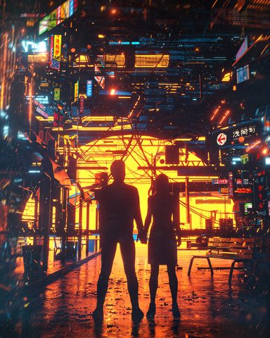Cyberpunk Phone Wallpaper