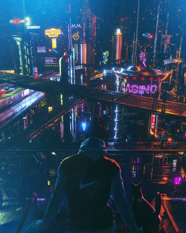 Cyberpunk Phone Wallpaper