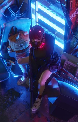 Cyberpunk Phone Wallpaper