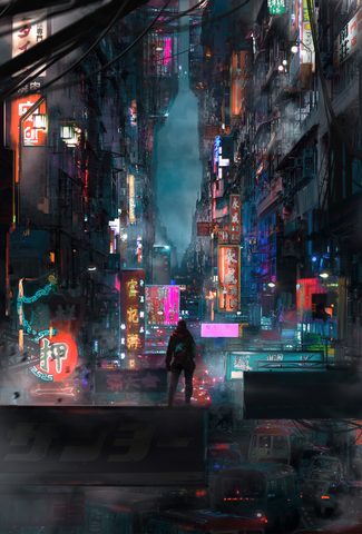 Cyberpunk Phone Wallpaper