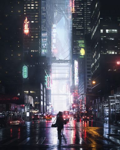 Cyberpunk Phone Wallpaper