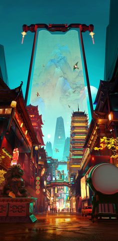 Cyberpunk Phone Wallpaper