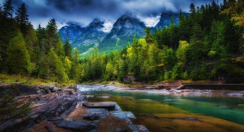 Nature Landscape Forest Mountain
