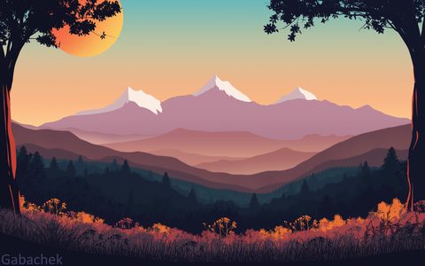 Nature Landscape Forest Mountain