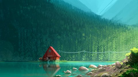 Nature Landscape Forest Mountain