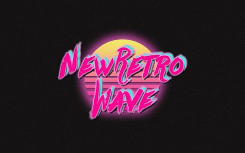 Neon Lights Glow Synthwave