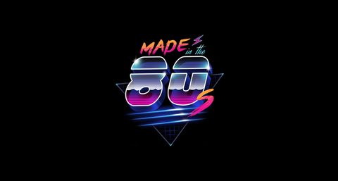 Neon Lights Glow Synthwave