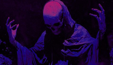 Neon Lights Glow Synthwave