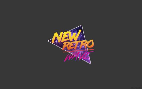 Neon Lights Glow Synthwave