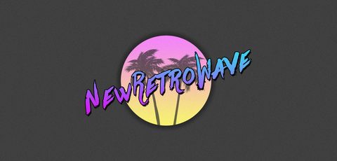 Neon Lights Glow Synthwave