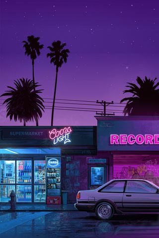 Neon Phone Wallpaper