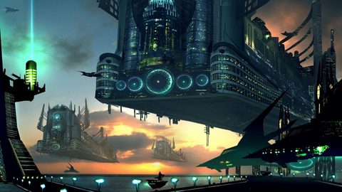 Scifi Science Fiction Spaceship