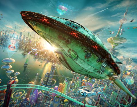 Scifi Science Fiction Spaceship