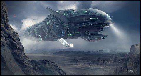 Scifi Science Fiction Spaceship