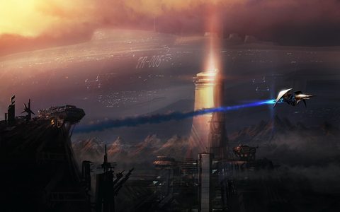 Scifi Science Fiction Spaceship