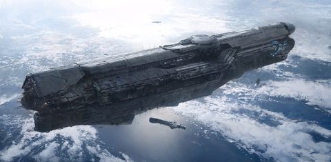 Scifi Science Fiction Spaceship