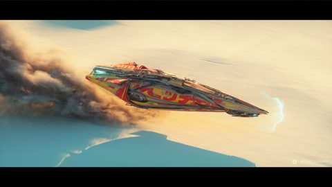 Scifi Science Fiction Spaceship