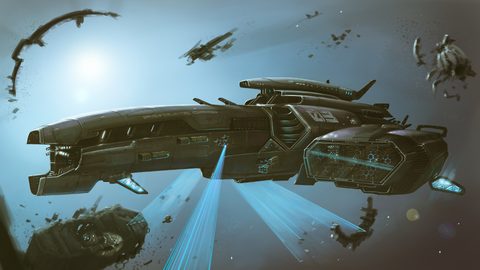 Scifi Science Fiction Spaceship