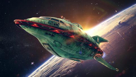 Scifi Science Fiction Spaceship