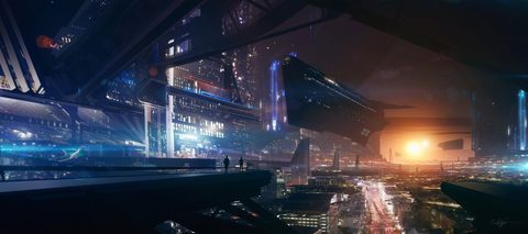 Scifi Science Fiction Spaceship