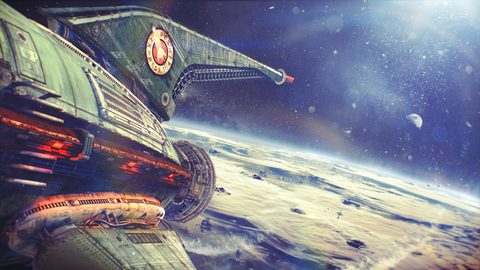 Scifi Science Fiction Spaceship