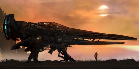 Scifi Science Fiction Spaceship
