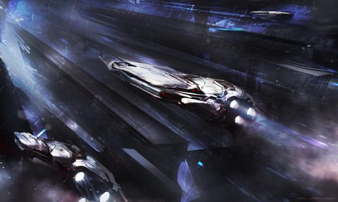 Scifi Science Fiction Spaceship