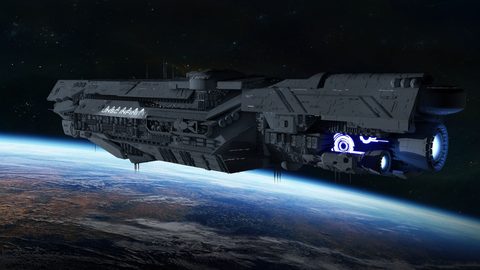 Scifi Science Fiction Spaceship