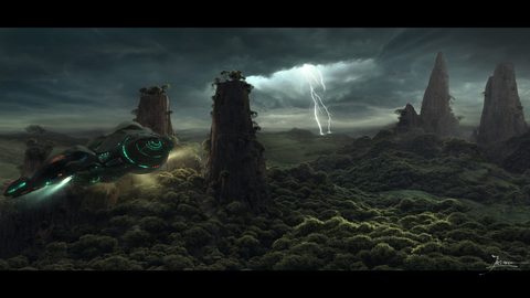 Scifi Science Fiction Spaceship