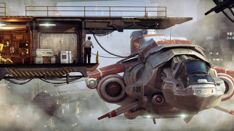 Scifi Science Fiction Spaceship