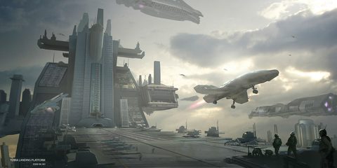 Scifi Science Fiction Spaceship