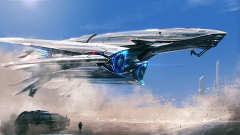 Scifi Science Fiction Spaceship