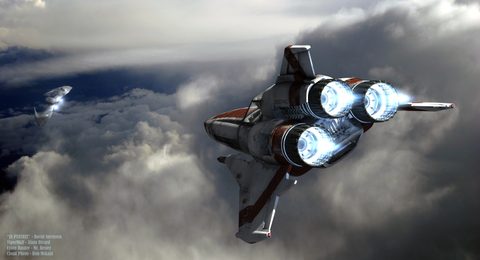 Scifi Science Fiction Spaceship