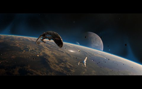 Scifi Science Fiction Spaceship