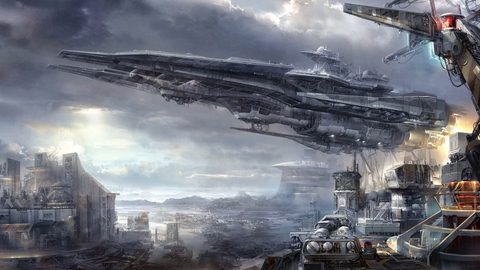 Scifi Science Fiction Spaceship