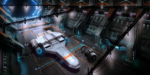 Scifi Science Fiction Spaceship
