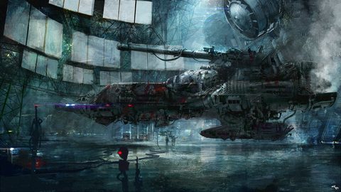 Scifi Science Fiction Spaceship