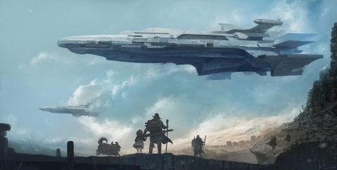 Scifi Science Fiction Spaceship